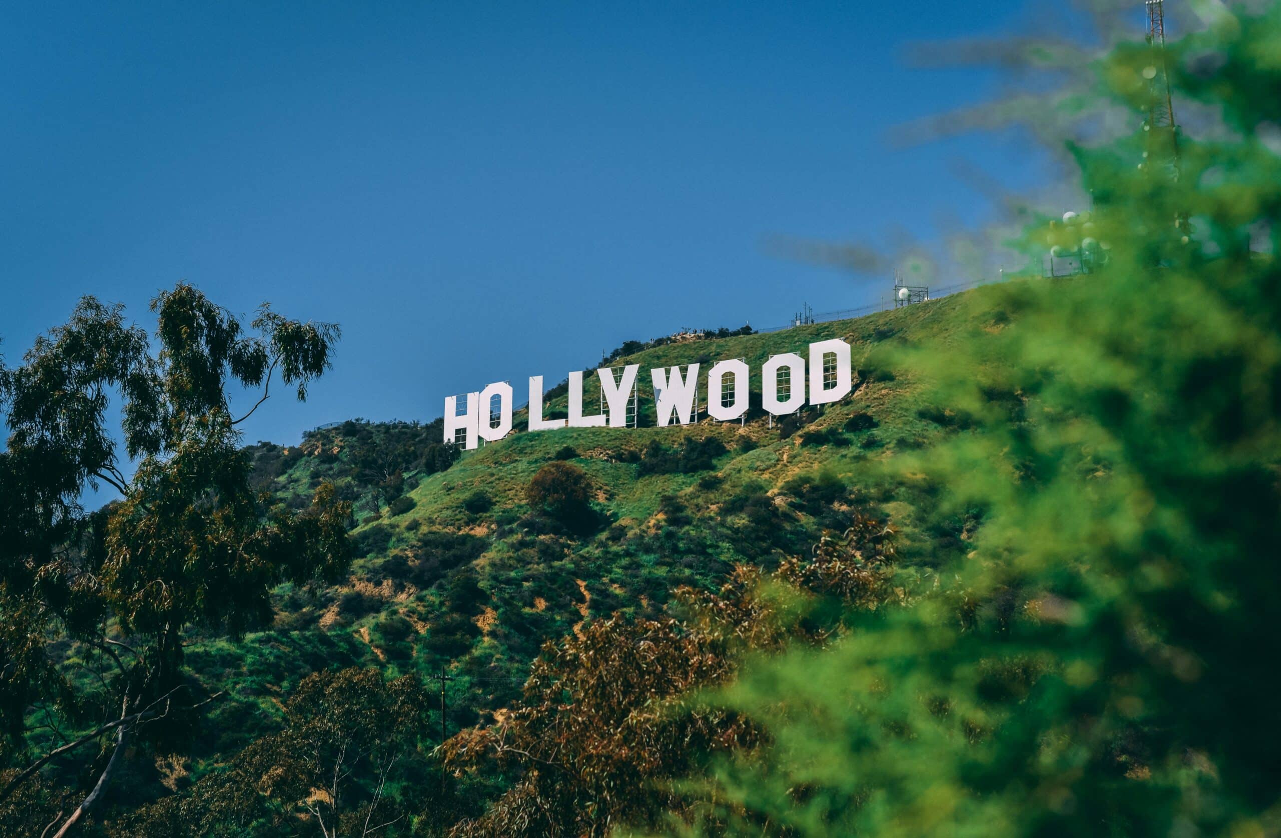 hollywood sign in the hills