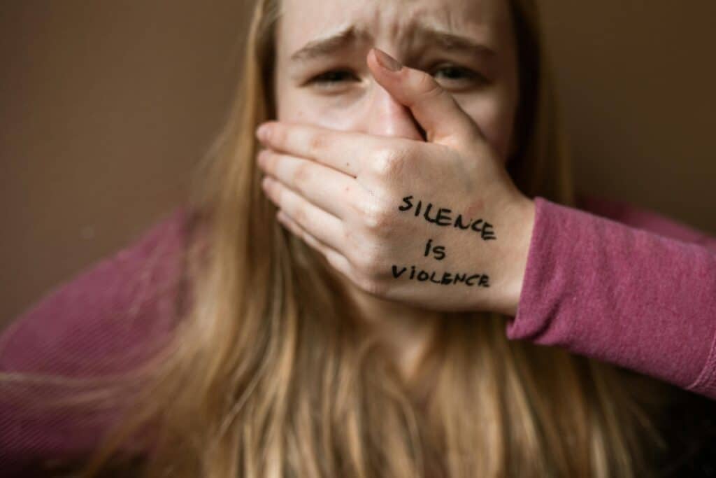 silence is violence photo