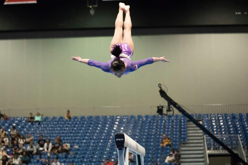 gymnastic person 