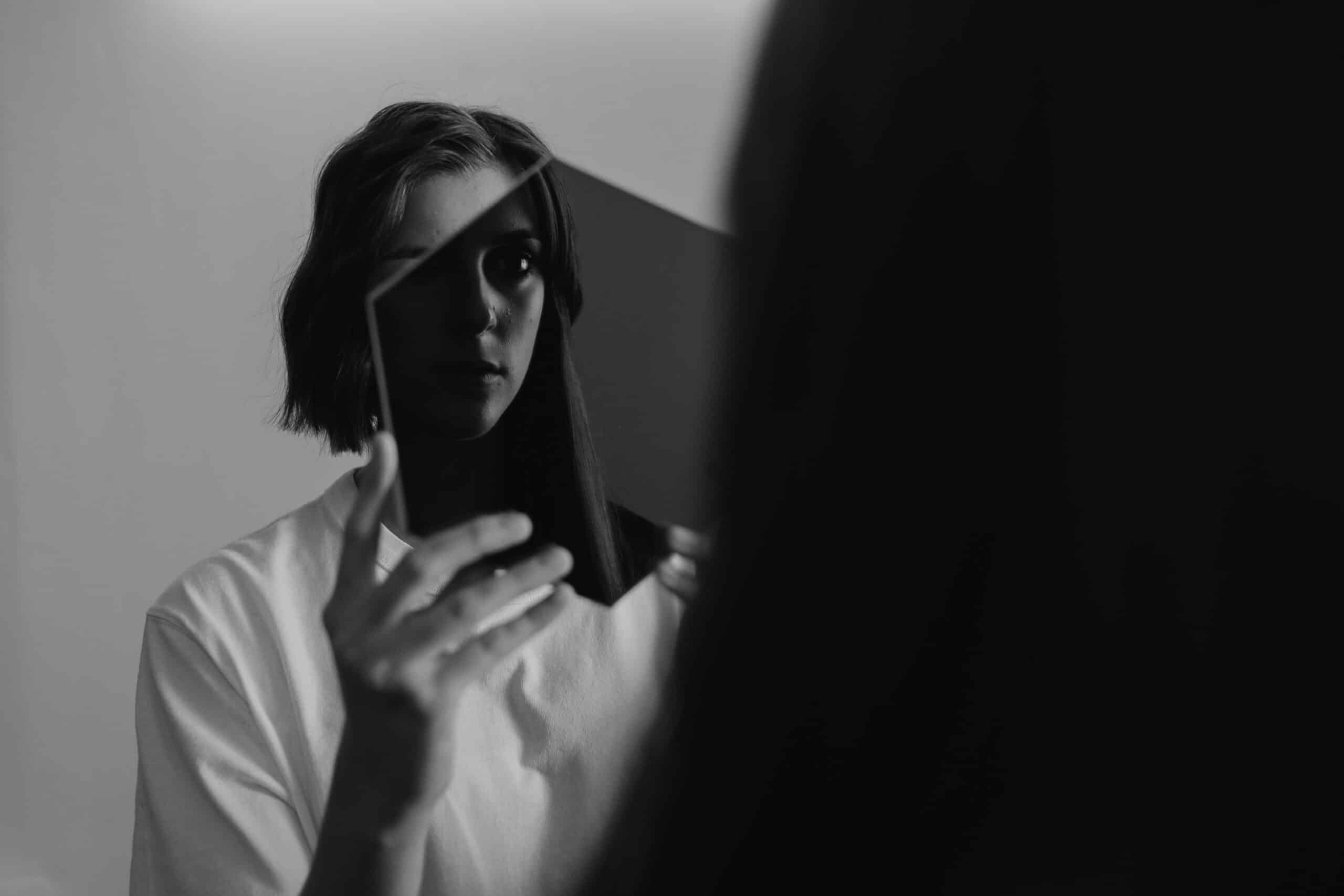 person having a split personality