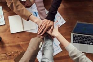 group of people at work