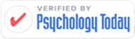 Verified by Psychology Today badge with a red checkmark.